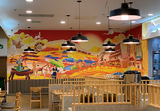 汨罗商业空间彩绘介绍。